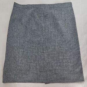 Gray Mini Pencil Skirt for Work